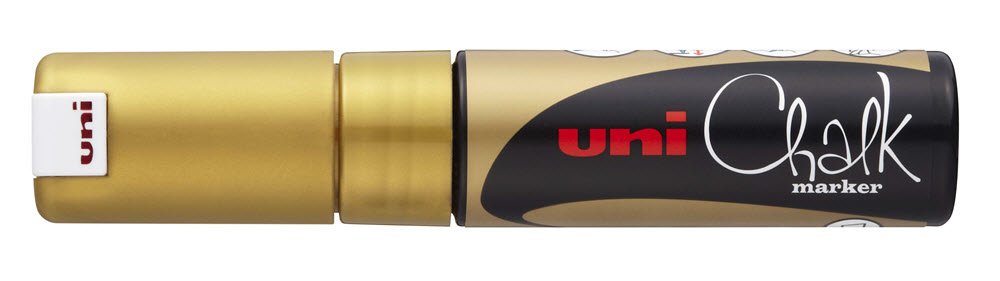 Uni kridt Marker 8K Guld