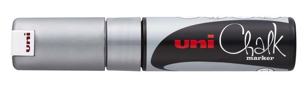 Uni kridt Marker 8K slv