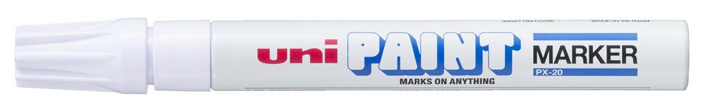 Uni Paintmarker PX-20 Hvid