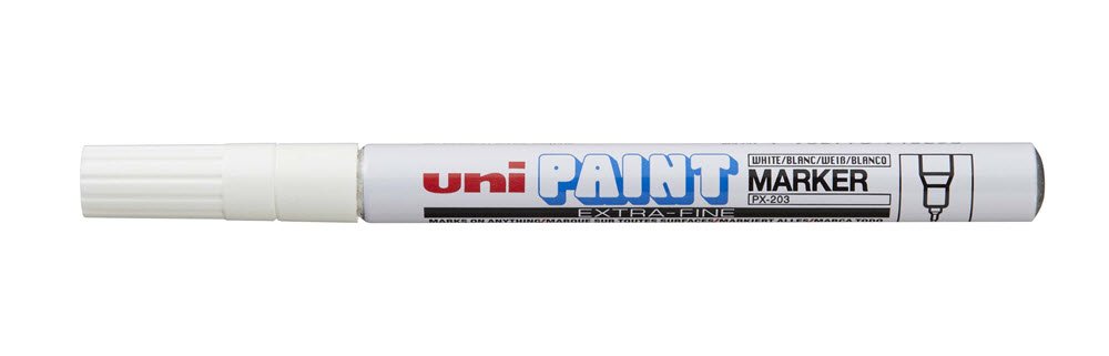 Uni Paintmarker PX-203 Hvid