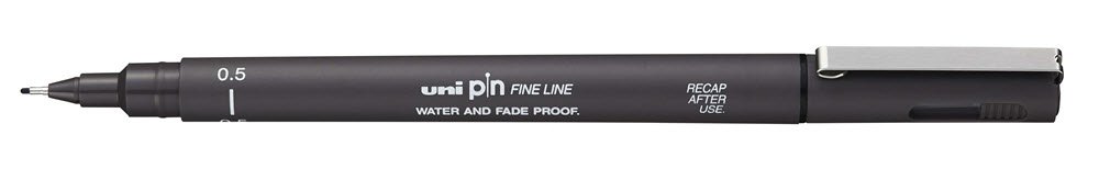 Uni Pin Fine Liner Dark Gray 05