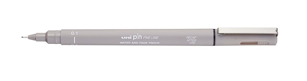 Uni Pin Fine Liner Light Gray 01