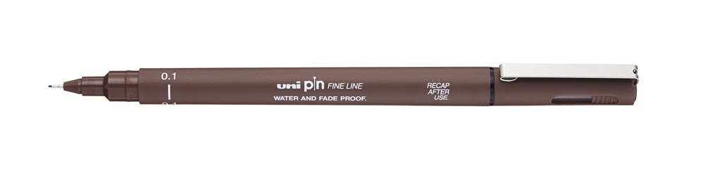 Uni Pin Fine Liner Sepia 01