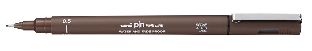 Uni Pin Fine Liner Sepia 05