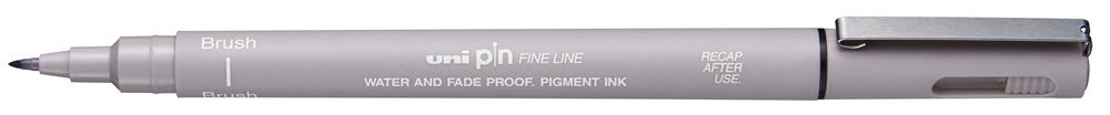 Uni-Pin FineLine BR-200 Light Gray / Lyse Gr