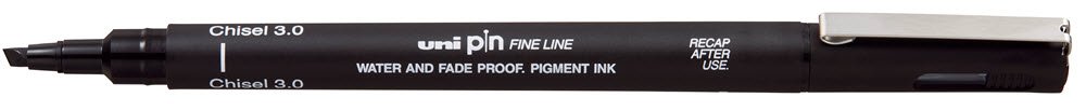 Uni Pin kalligrafipen 3,0 Sort