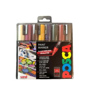 Uni Posca PC-5M deep colours 8 stk