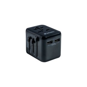 Universal Travel Adapter UTA-01 with 2xUSB Charger