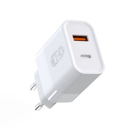 UPSTR&Ouml;M CIRKUL&Auml;R 30W Dual Port USB Power Adapter