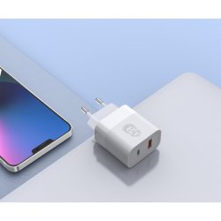 UPSTR&Ouml;M CIRKUL&Auml;R 30W Dual Port USB Power Adapter