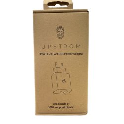 UPSTR&Ouml;M CIRKUL&Auml;R 30W Dual Port USB Power Adapter
