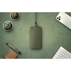 UPSTR&Ouml;M CIRKUL&Auml;R Wireless Charger, Green