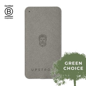 UPSTRÖM LÄDER Wireless Charger, Grey