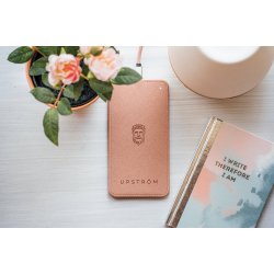 UPSTR&Ouml;M L&Auml;DER Wireless Charger, Pink