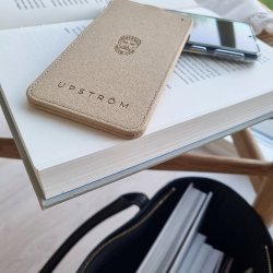 UPSTR&Ouml;M L&Auml;DER Wireless Charger, Sand