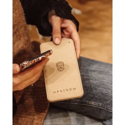 UPSTR&Ouml;M L&Auml;DER Wireless Charger, Sand