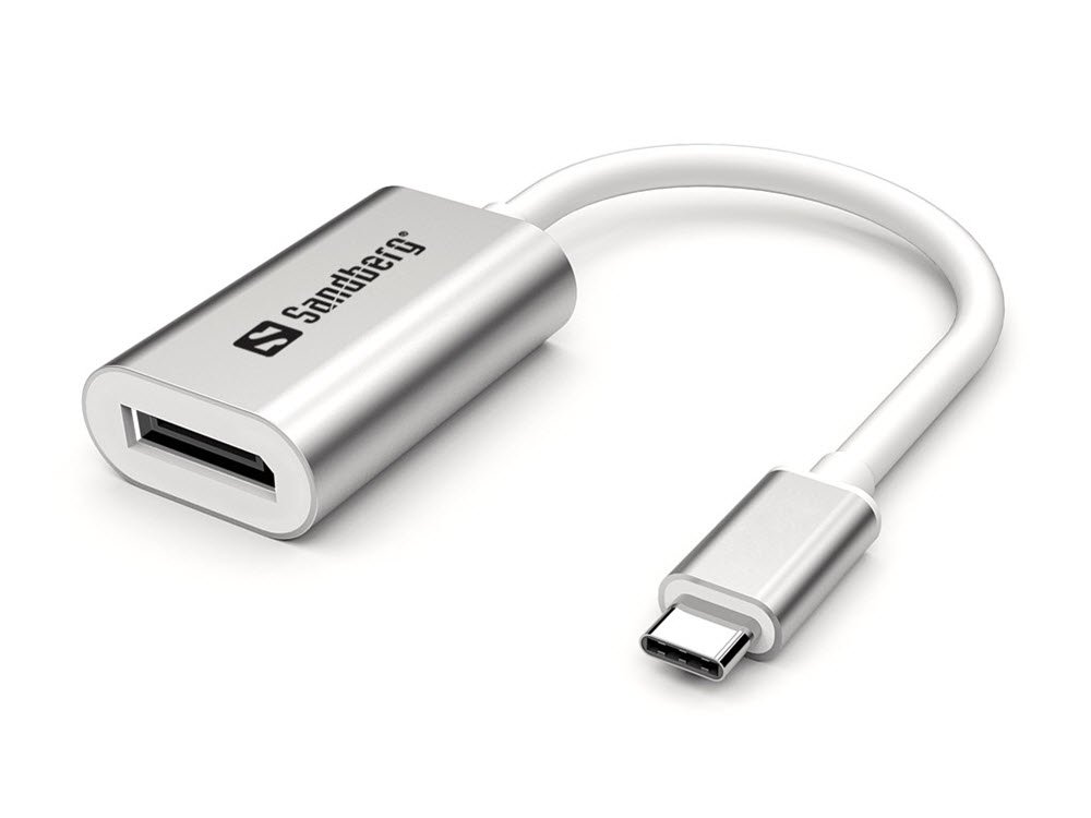 USB-C to DisplayPort Link, Silver