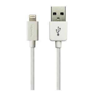 USB>Lightning 1m sync/charge cable White