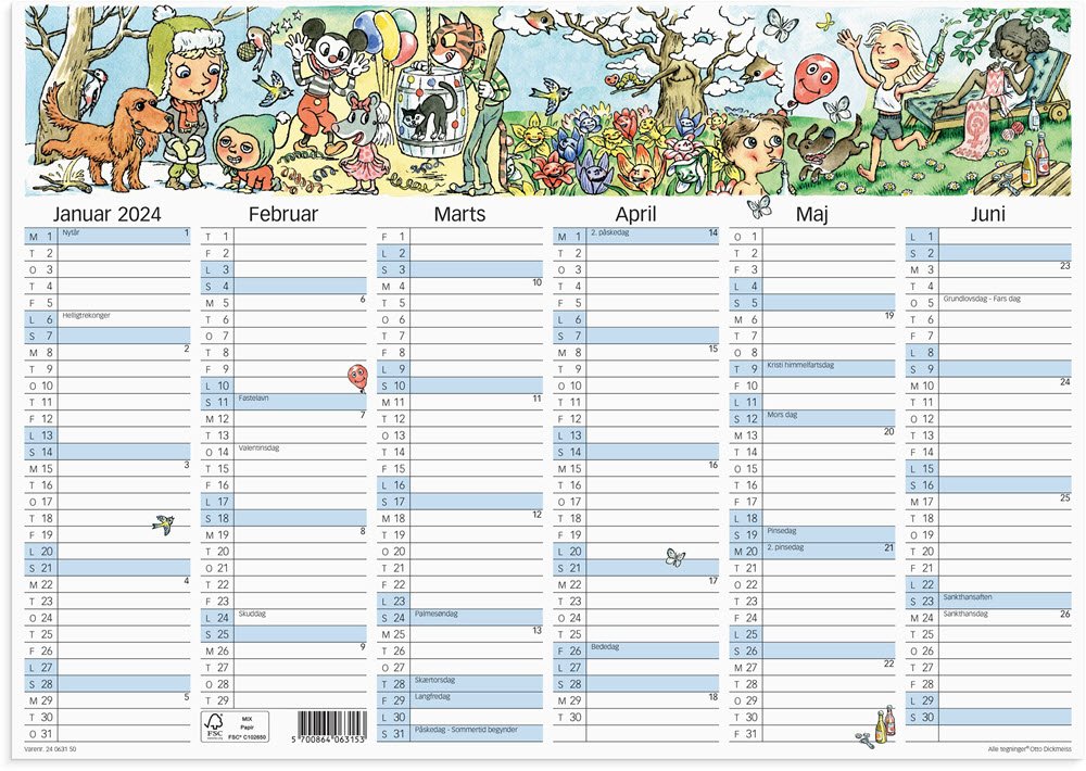 Vgkalender Otto Dickmeiss A3 2024