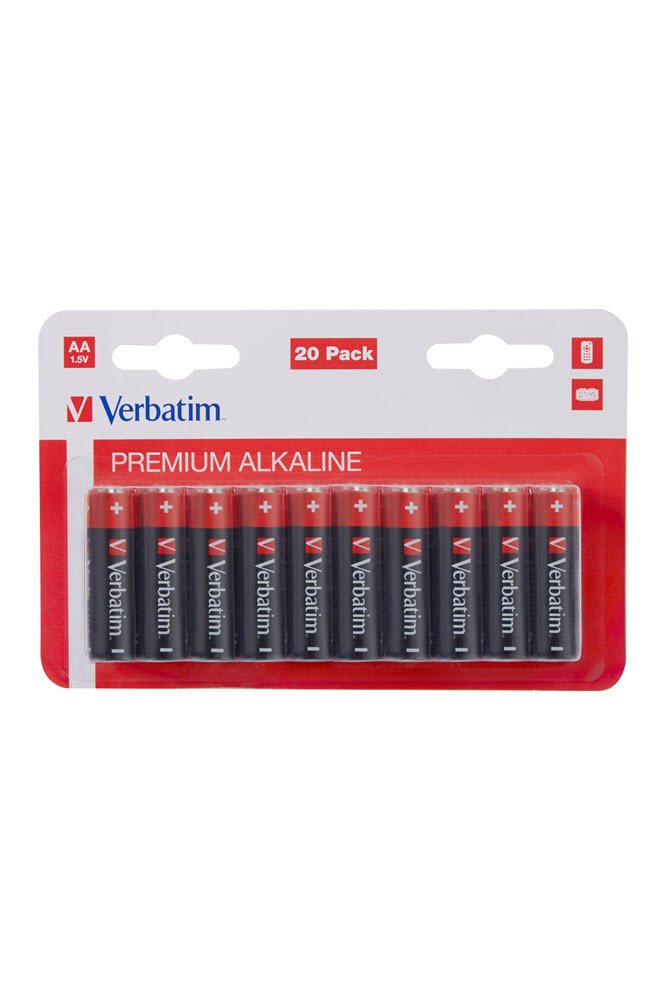 Verbatim Alkaline AA/LR6 (20-Pack)