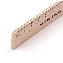 Viking Basta trlineal med stlkant 20 Cm