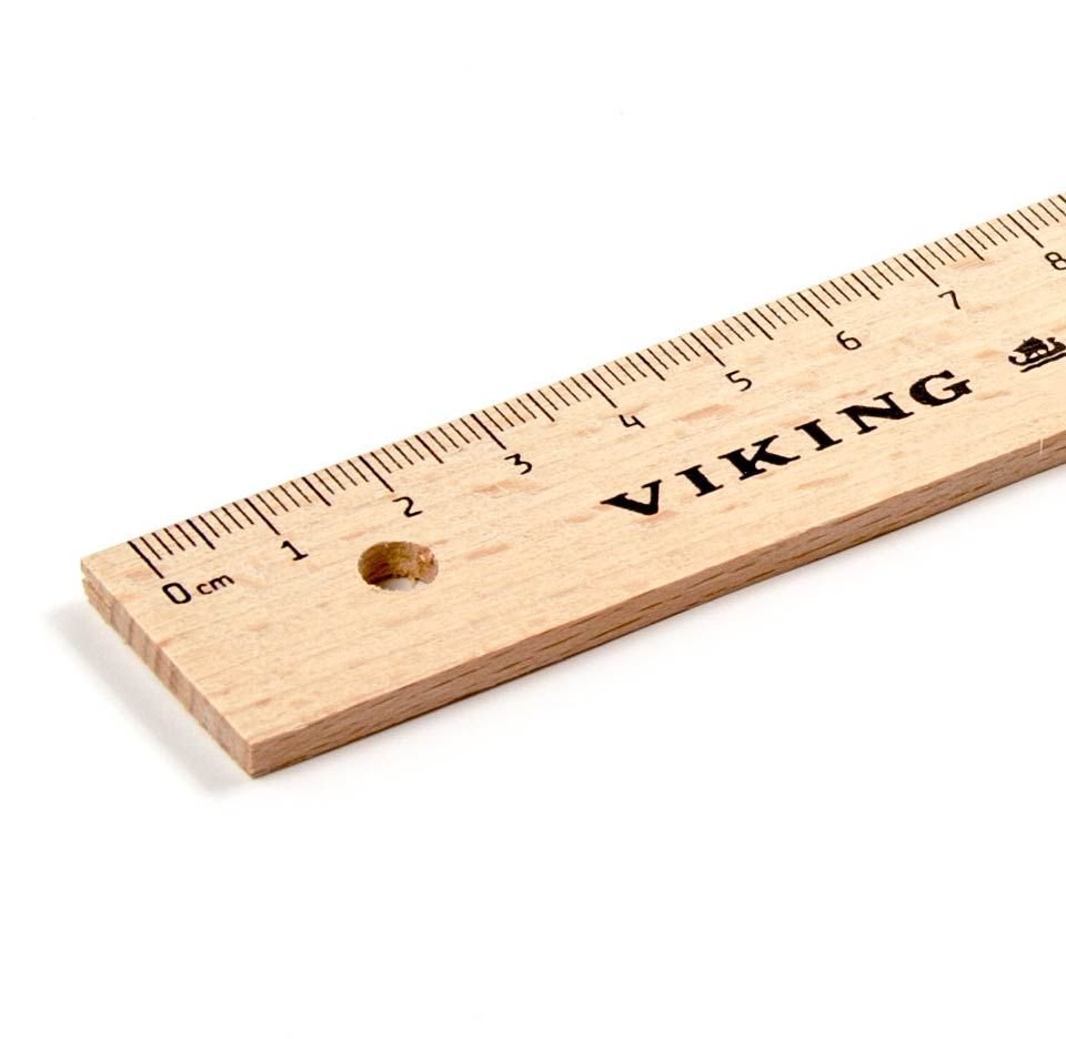 Viking Basta trlineal med stlkant 20 Cm