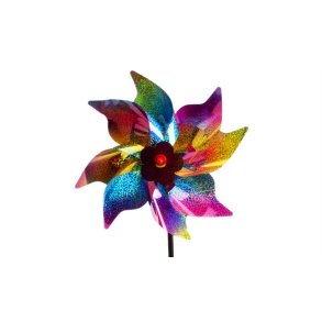 Vindmlle Glitter Regnbue  24cm