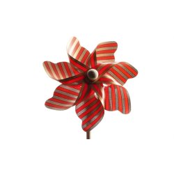 Vindmlle med guldstriber  17 cm