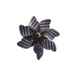 Vindmlle med guldstriber  17 cm