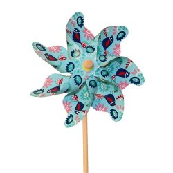 Vindmlle med mnster  22 cm