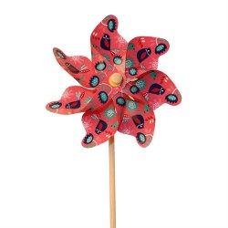 Vindmlle med mnster  22 cm