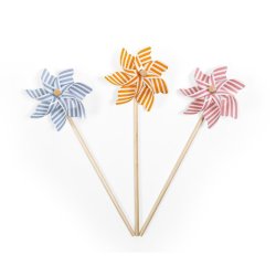 Vindmlle med striber