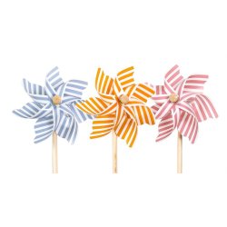 Vindmlle med striber