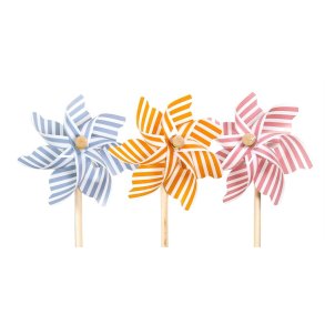 Vindmlle med striber