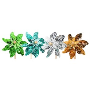 Vindmlle, metalisk farve med trpind