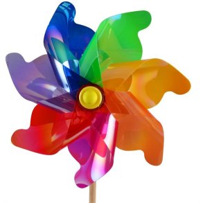 Vindmlle Multifarvet 31cm