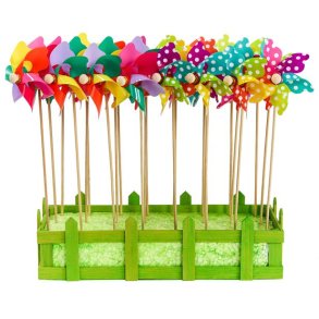 Vindmlle multifarvet, prikket