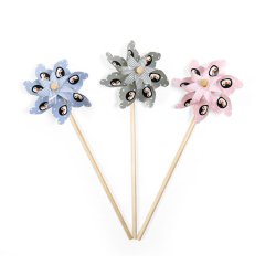 Vindmlle Pingvin 1 stk 3 Ass 17cm