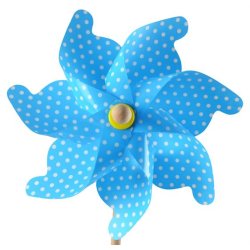 Vindmlle Prikket 1 stk 4 ass Farver 31