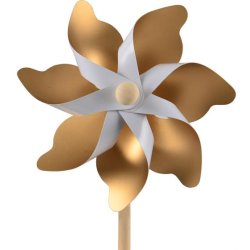 Vindmlle Slv eller Guld 1stk  17cm