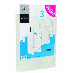 Viquel Elastikmappe M/ Indstik GUL