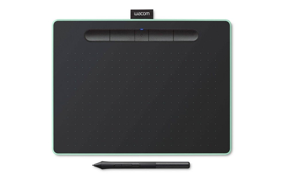 Wacom Intuos Medium Bluetooth, Black/Green