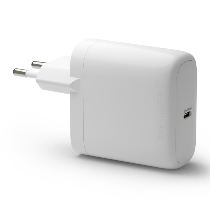 Wall Charger GaN - USB-C 65W EU, White