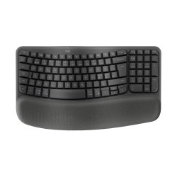 Wave Keys wireless ergonomic keyboard, Graphite