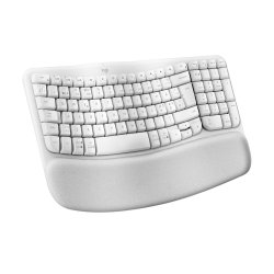 Wave Keys wireless ergonomic keyboard, Off-white