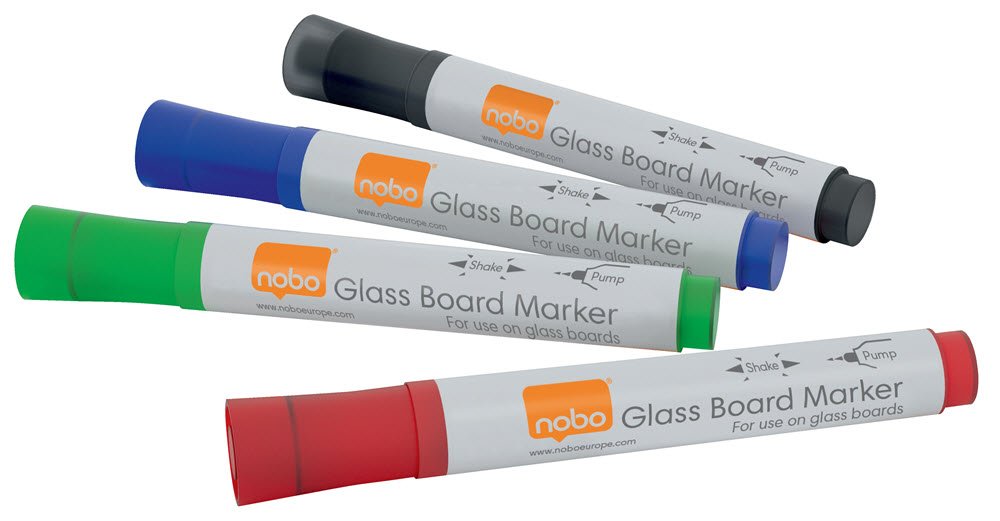 WB Marker t/glastavle rund 3mm ass (4)