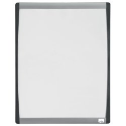 WB tavle m/buet ramme hvid 33,5x28cm