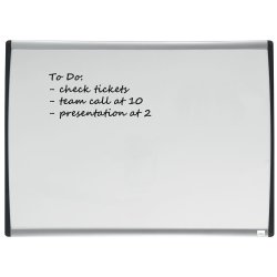 WB tavle m/buet ramme hvid 58,5x43cm