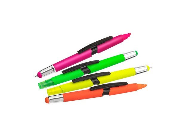 Wedo Touch Ball Textmarker Neon 3 i 1 Ass farver