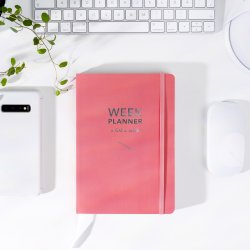 Week planner udateret Pink